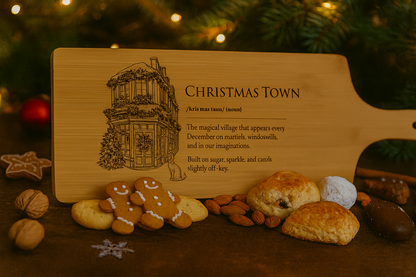 Christmas Tree – Engraved Bamboo Serving Board